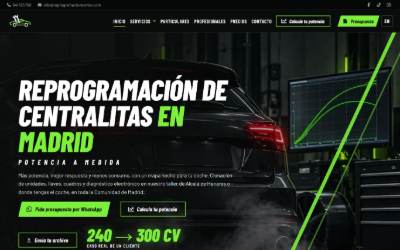 Website preview for Reprogramaciones MBV