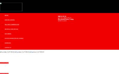 Top of the website for GarridoCup Performance