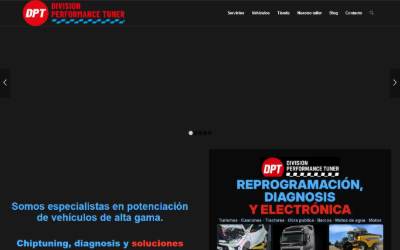 Top of the website for Division Performance Tuner