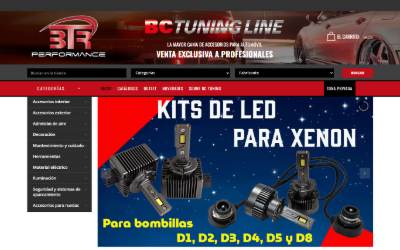 Top of the website for BC Tuning Line