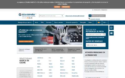 Website preview for ECU-ESPANA.es
