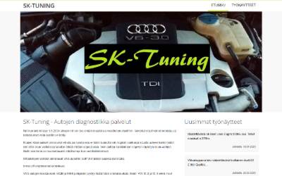 Top of the website for SK-Tuning