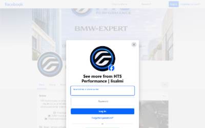 Top of the website for HTS Performance