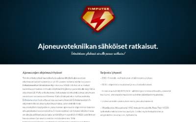 Top of the website for Timputer