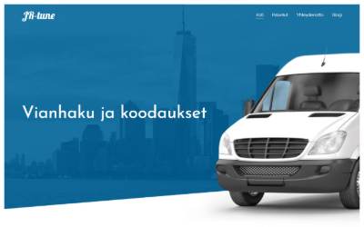 Top of the website for JR-tune