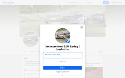 Top of the website for S2M RACING