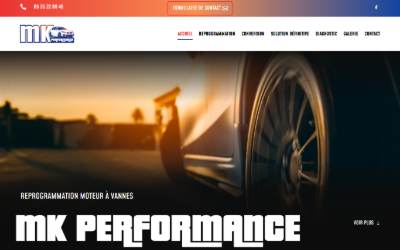 Top of the website for Mk Performance 56