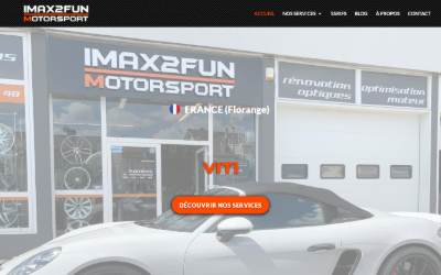 Top of the website for 1max2fun Motorsport – Préparation Moteur & Esthétique Auto