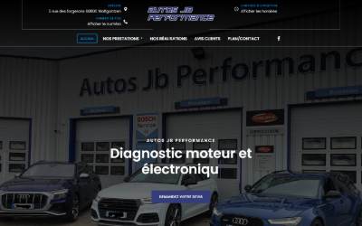 Top of the website for Autos Jb Performance - Bosch Car Service