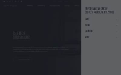 Top of the website for Shiftech Strasbourg Reprogrammation moteur