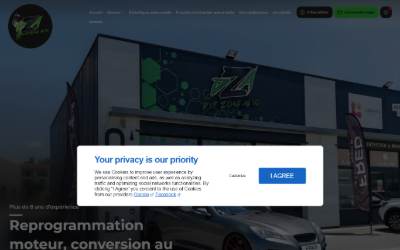 Top of the website for Dip Zone Auto - Fred Auto Sport Pamiers