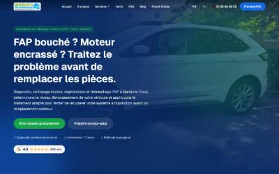 Website preview for Mobility Decalaminage Paris