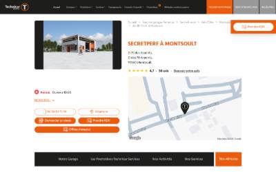 Top of the website for SecretPerf
