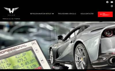 Top of the website for Heinz Performance Paris