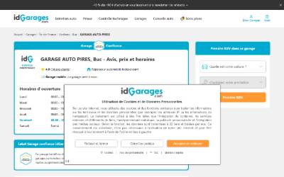 Top of the website for Auto Pires Mécanicien à domicile