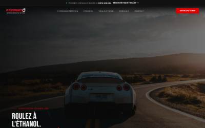 Top of the website for LT perf / Reprogrammation moteur