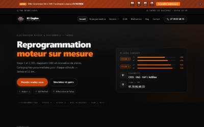 Top of the website for 65 Engine Performance