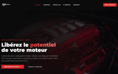 Top of the website for BHP Power - Reprogrammation moteur - conversion Flexfuel éthanol E85