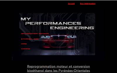 Top of the website for My Performance Engineering