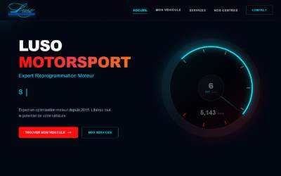 Top of the website for Garage G2na Motorsport