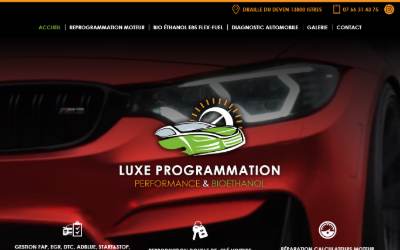 Website preview for Luxe Programmation E85 & Performance