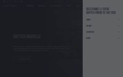Top of the website for Shiftech Marseille Reprogrammation moteur