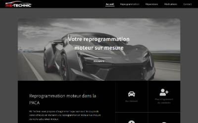 Top of the website for RS TECHNIC