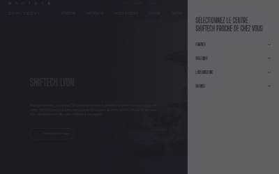 Top of the website for Shiftech Lyon Reprogrammation moteur