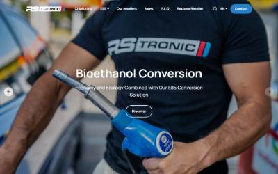 Top of the website for RS-TRONIC Crotelles