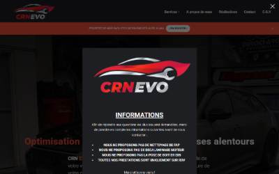Website preview for CRN Evo