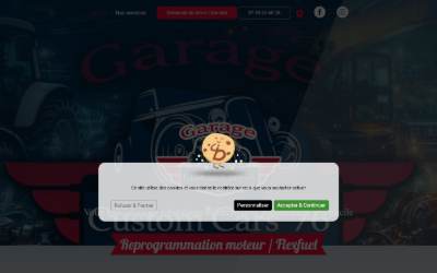 Website preview for Custom'Cars 76