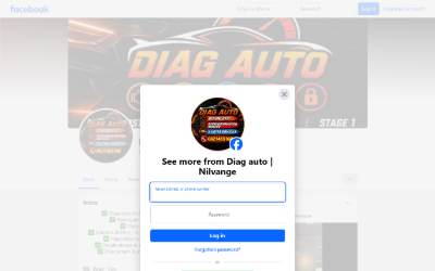 Top of the website for Diag Auto - Reprogrammation & Solution moteur à domicile