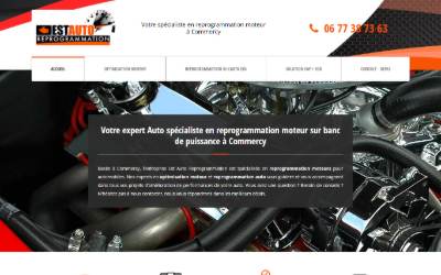 Top of the website for Est Auto Reprogrammation