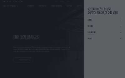 Top of the website for Shiftech Limoges Reprogrammation moteur