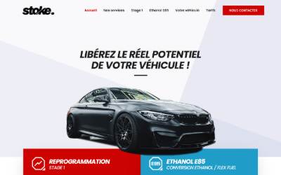 Top of the website for Stoke | Reprogrammation Moteur