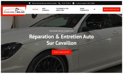 Top of the website for Garage auto MILAN Cavaillon - Reprogrammation moteur & conversion E85 dans le 84