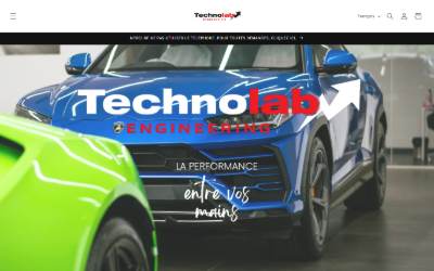 Top of the website for Technolab Engineering - Reprogrammation moteur/ Conversion E85 ethanol Flexfuel
