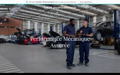Website preview for DM2R PERFORMANCE