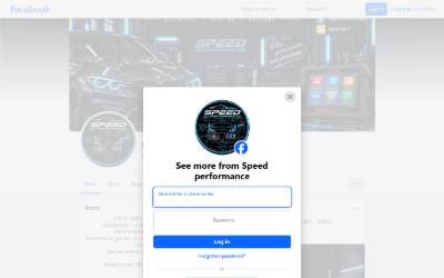 Top of the website for Speed performance