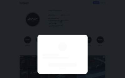 Top of the website for ZNT Performance
