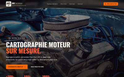 Website preview for MRT Tech Motors