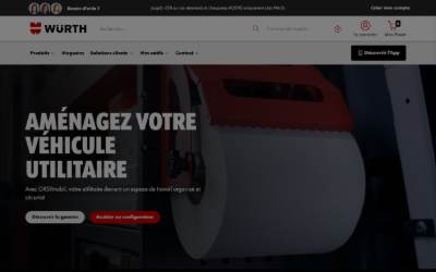 Top of the website for ORSYmobil - Aménagement Utilitaires Hautes-Pyrénées