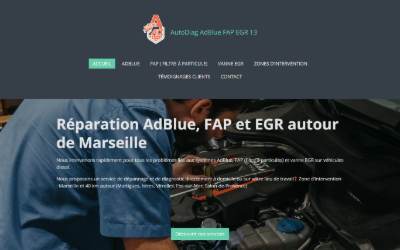 Website preview for Car auto performance