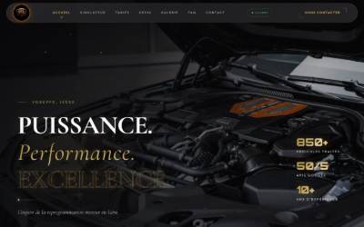 Top of the website for EMS MOTORS