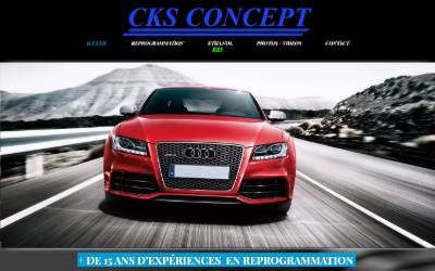 Top of the website for CKS CONCEPT