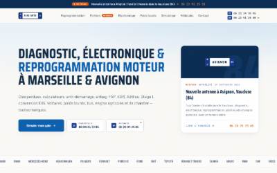 Top of the website for Diag Auto 13 Performance