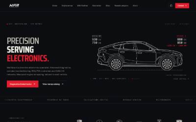 Top of the website for KFR - Optimisation moteur - Reprogrammation - Electronique automobile