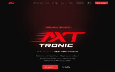Website preview for NXT Tronic