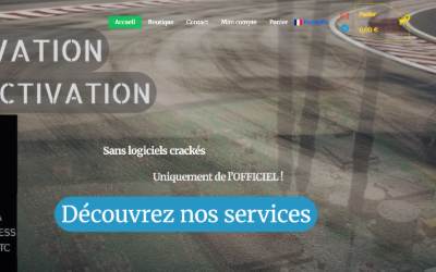 Top of the website for Dream Auto