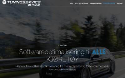 Website preview for Tuningservice Østfold